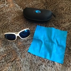 White & blue lens Costa Boga Sunglasses!